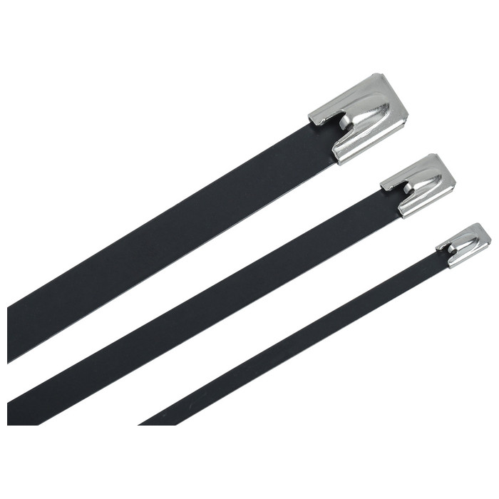 Хомут стальной ХСт 4,6х500мм с пол. покр. (100шт//упак) IEK