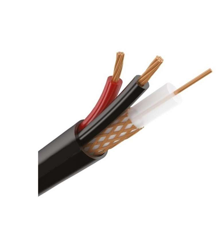 Кабель КВК-П-1.5+2х0.5 наруж.Ч бухта (м) REXANT 01-4013