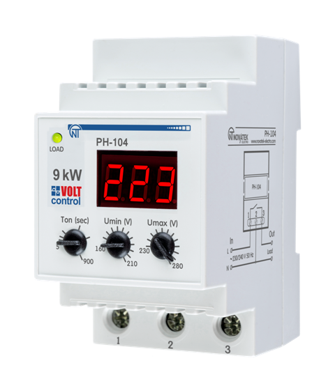 Реле напряжения РН-104 НовАтек-Электро 
