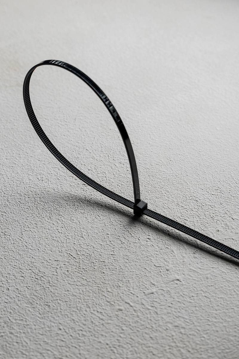 Хомут-стяжка кабельная 3,6х250 нейлон черн (уп.100шт) DYNEL