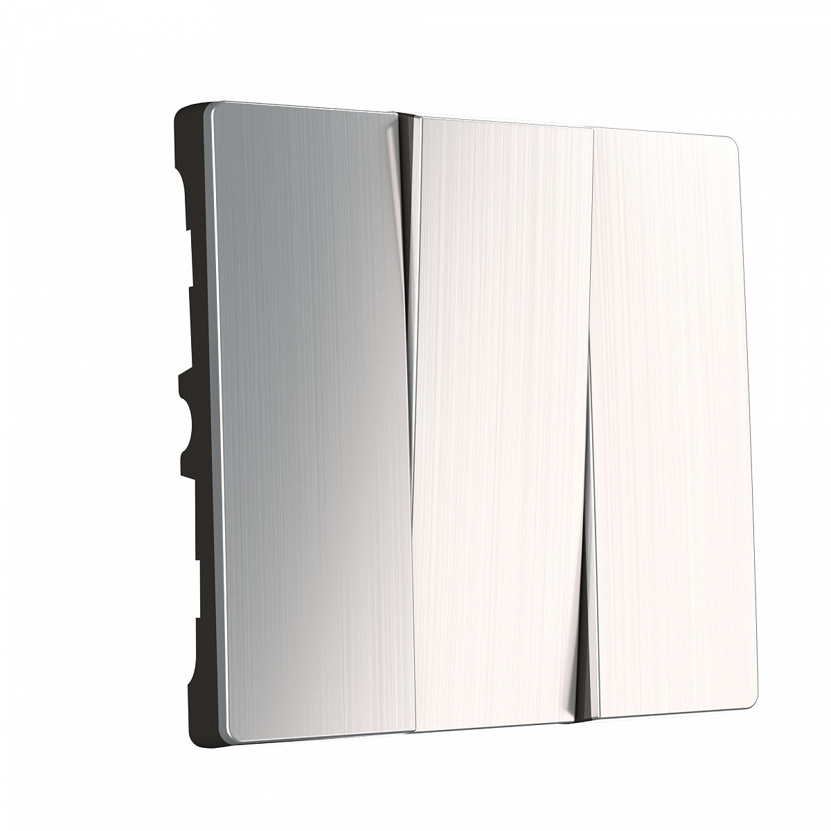 Набор клавиш для выключателя трехклавишного(глянцевый никель) W1139002